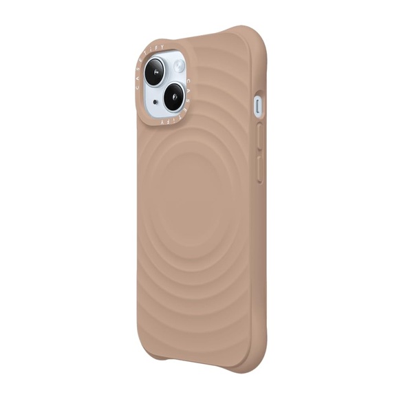 CASETiFY Essentials Ripple Case w/ Magsafe for iPhone 14 Pro New- Latte - Picture 2 of 7